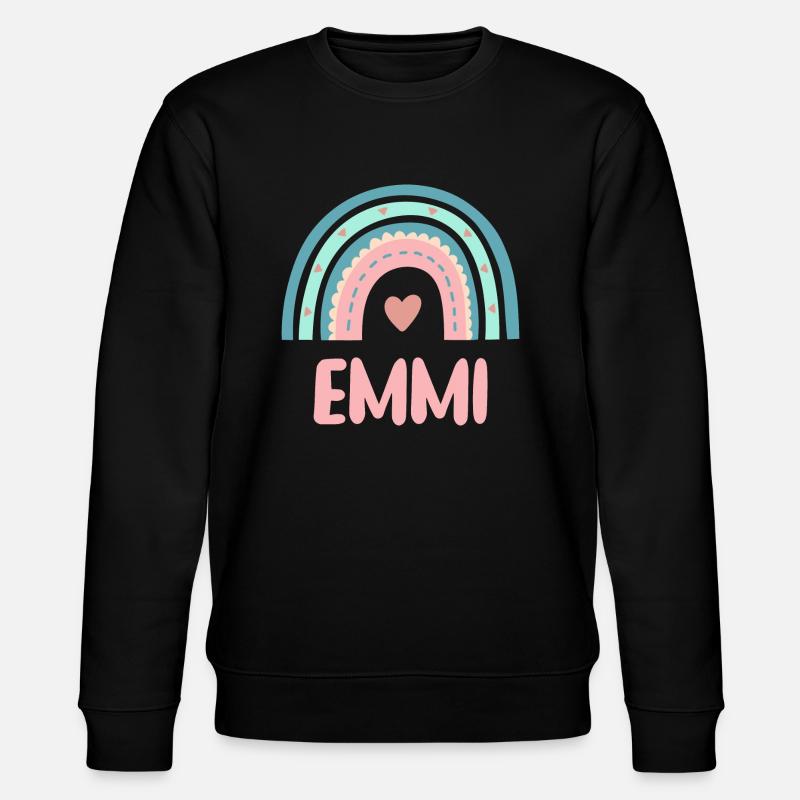 Emmi Nom Rainbow Baby - Sweat bio CHANGER Stanley/Stella Unisexe - noir