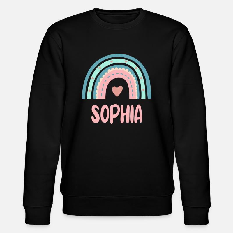 Sophia Nom Rainbow Baby - Sweat bio CHANGER Stanley/Stella Unisexe - noir