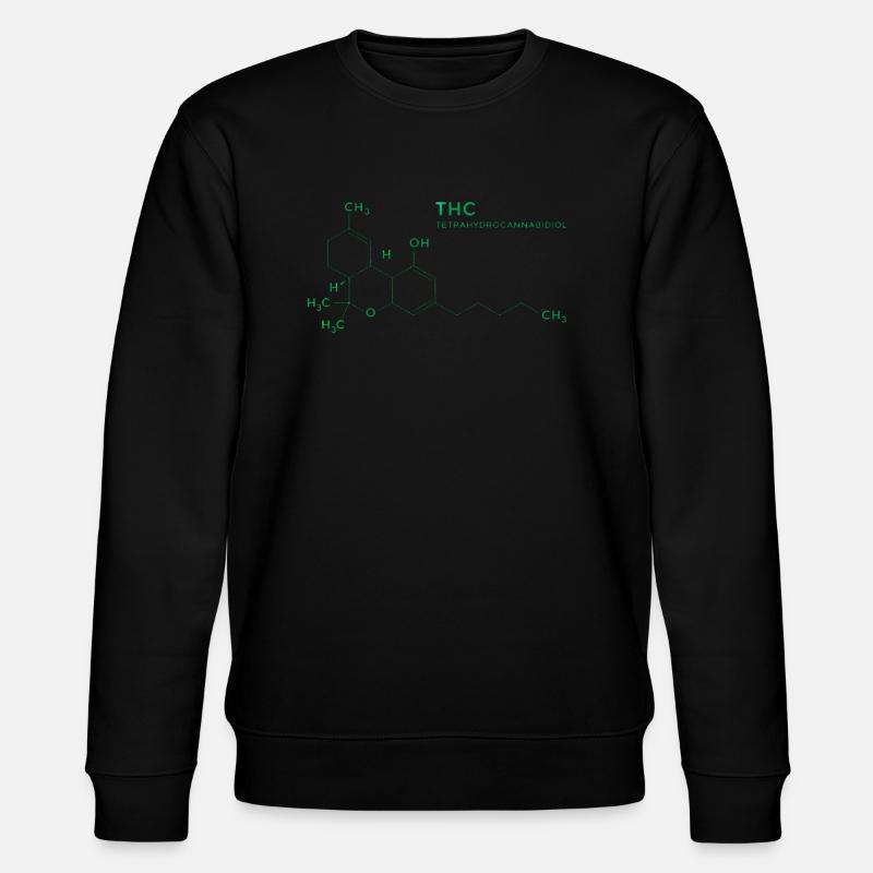 Molécule de THC - Sweat bio CHANGER Stanley/Stella Unisexe - noir
