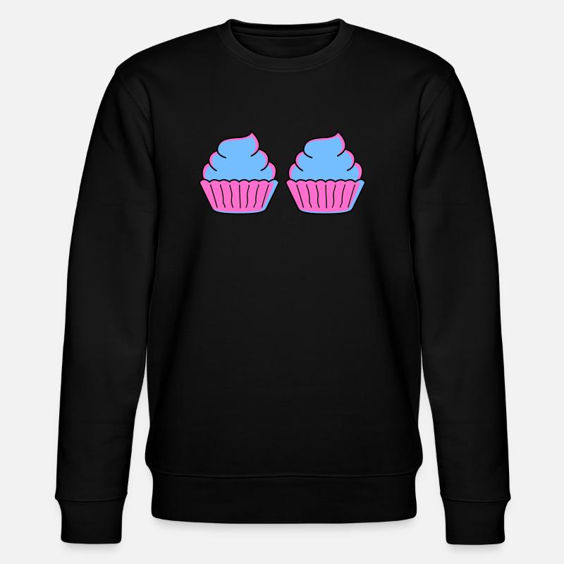 cupcake 2 - Stanley/Stella Unisex Bio-Sweatshirt CHANGER  - Schwarz