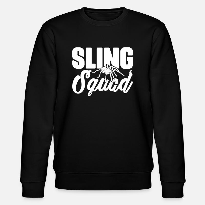 Sling squad Tarantula keeper - Stanley/Stella CHANGER Unisex Organic Sweatshirt - black