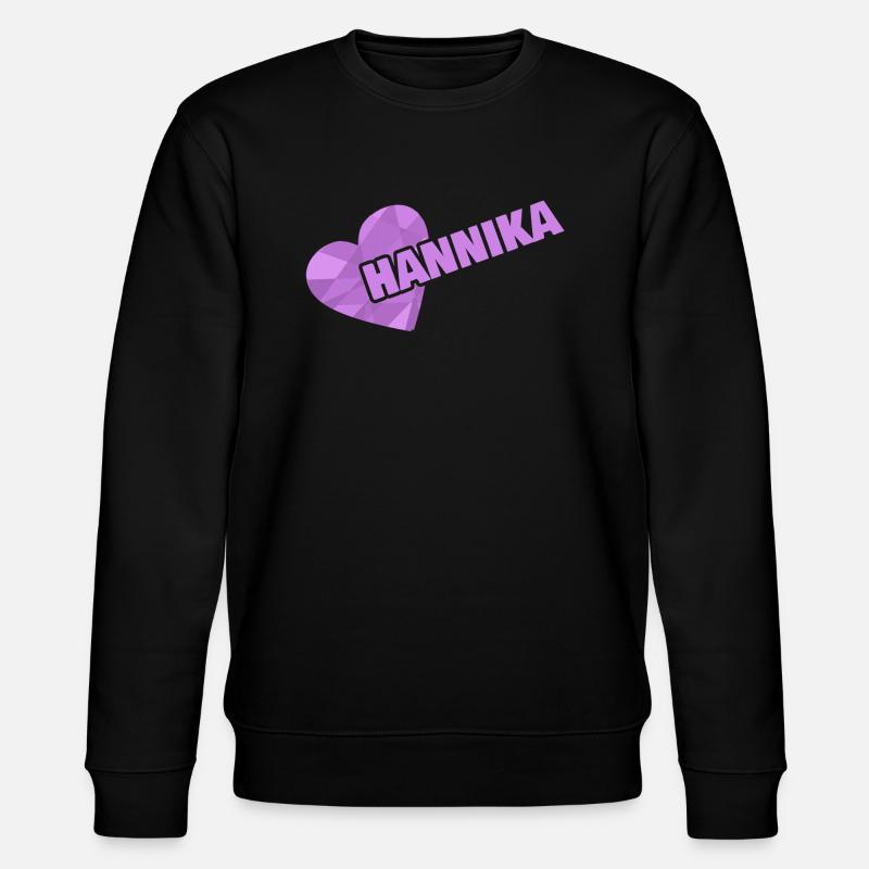 Krone Hannika - Stanley/Stella Unisex Bio-Sweatshirt CHANGER  - Schwarz