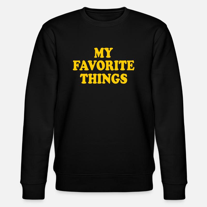 my favorite things - Stanley/Stella Unisex Bio-Sweatshirt CHANGER - Schwarz