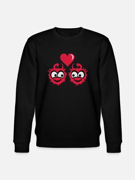 Monster Love - Stanley/Stella CHANGER Unisex Organic Sweatshirt - black