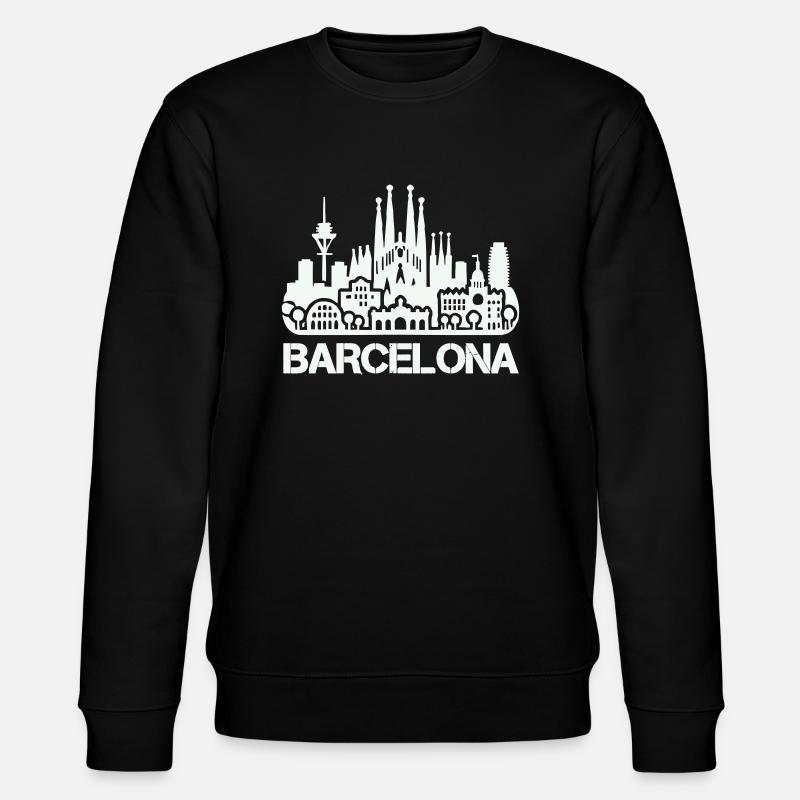 Horizon de Barcelone - Sweat bio CHANGER Stanley/Stella Unisexe - noir