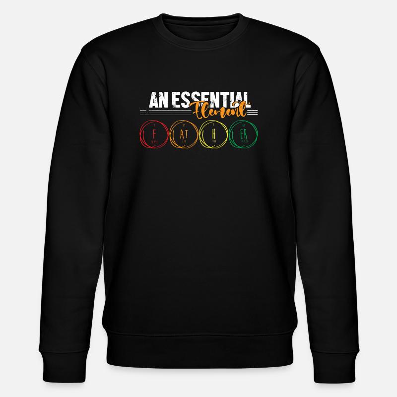 Periodensystem - Stanley/Stella Unisex Bio-Sweatshirt CHANGER  - Schwarz