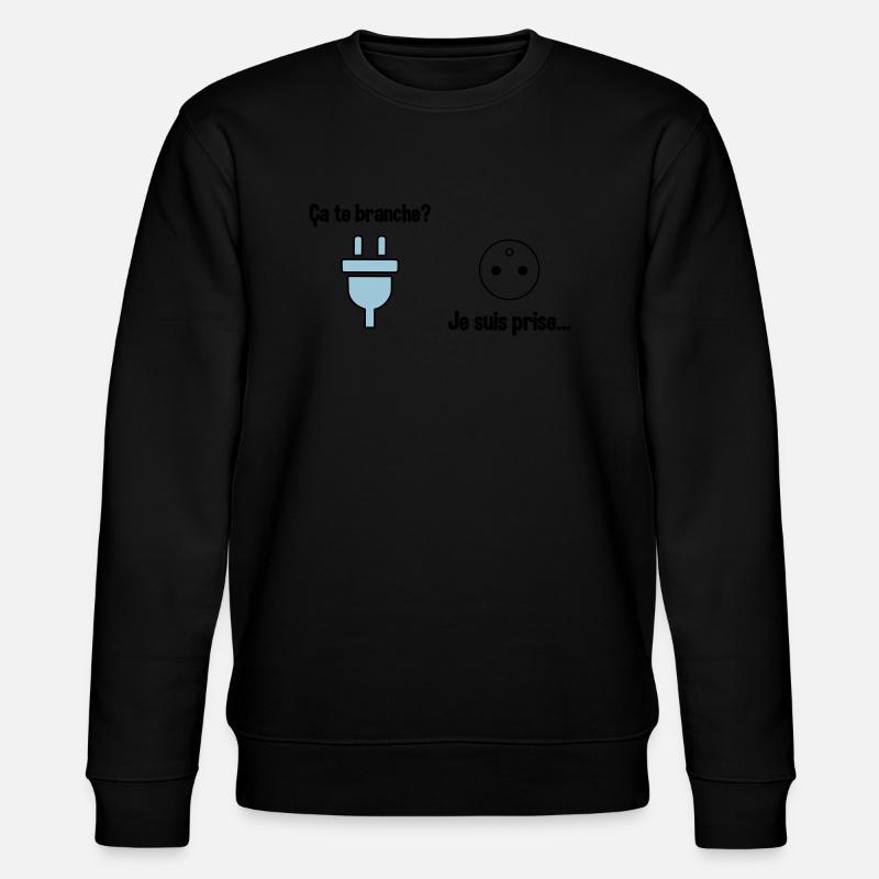 Ça te branche? - Sweat bio CHANGER Stanley/Stella Unisexe - noir