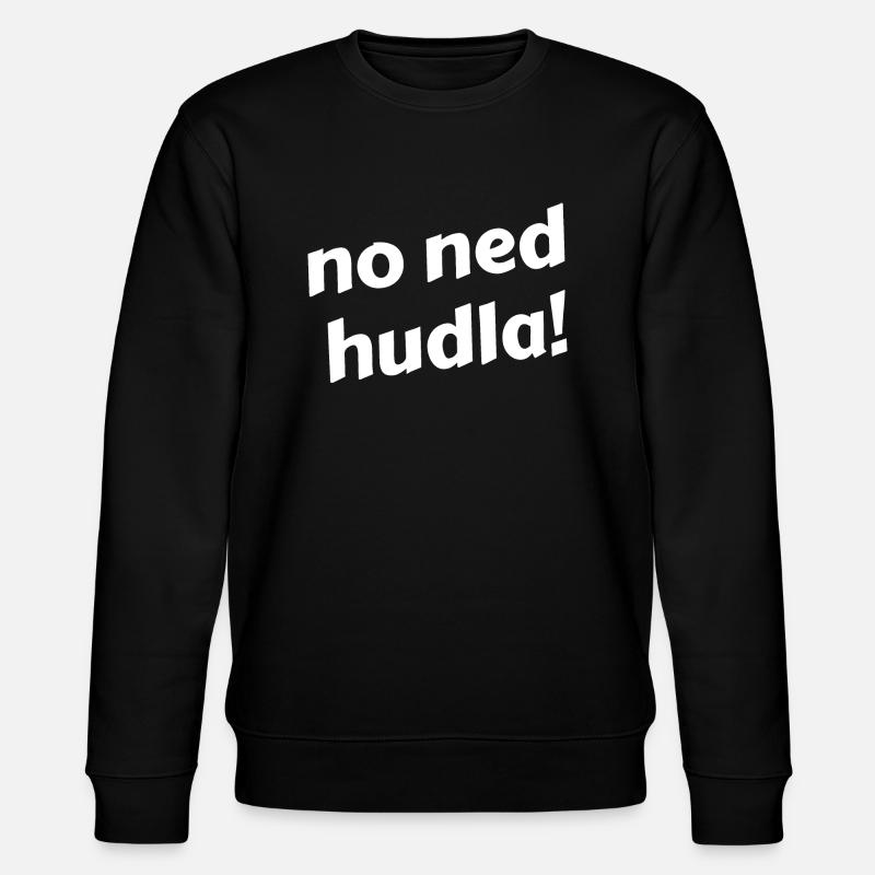no ned hudla - Stanley/Stella Unisex Bio-Sweatshirt CHANGER  - Schwarz