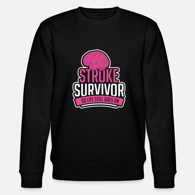 Stroke - Stanley/Stella Unisex Bio-Sweatshirt CHANGER  - Schwarz