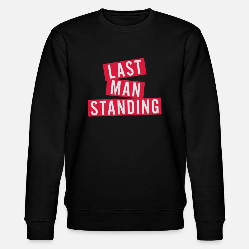 LAST MAN STANDING - Stanley/Stella Unisex Bio-Sweatshirt CHANGER  - Schwarz