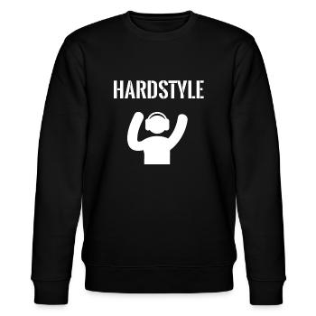 Hardstyle Music - Stanley/Stella Unisex Bio-Sweatshirt CHANGER  - Schwarz - Vorne - Nik (191cm) & Marisol (170cm)