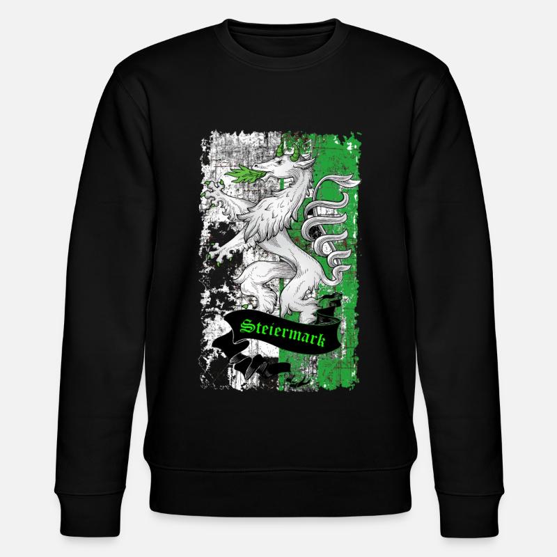 Steiermark - Stanley/Stella Unisex Bio-Sweatshirt CHANGER  - Schwarz