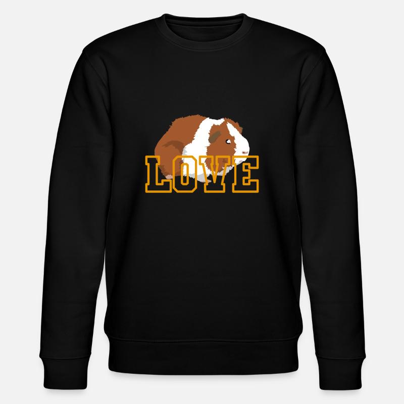 Amour Cochons d'Inde - Sweat bio CHANGER Stanley/Stella Unisexe - noir