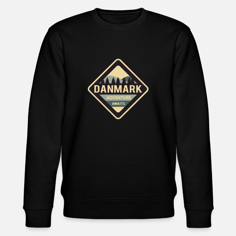 daenemark - Stanley/Stella Unisex Bio-Sweatshirt CHANGER  - Schwarz