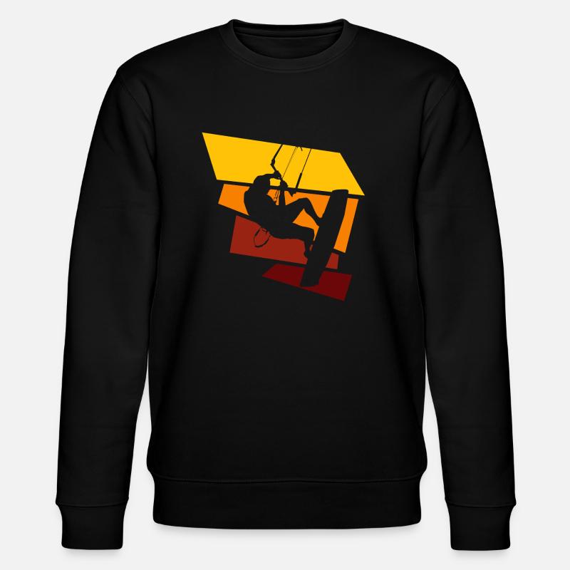 kitesurfing - Stanley/Stella Unisex Bio-Sweatshirt CHANGER  - Schwarz