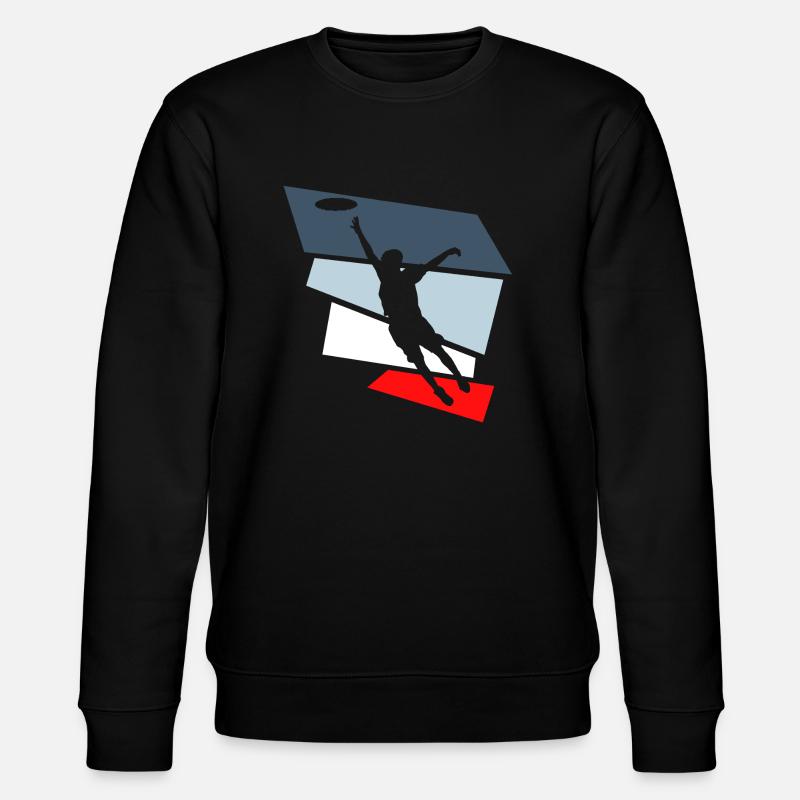 frisbee ultimate frisbee - Stanley/Stella Unisex Bio-Sweatshirt CHANGER  - Schwarz