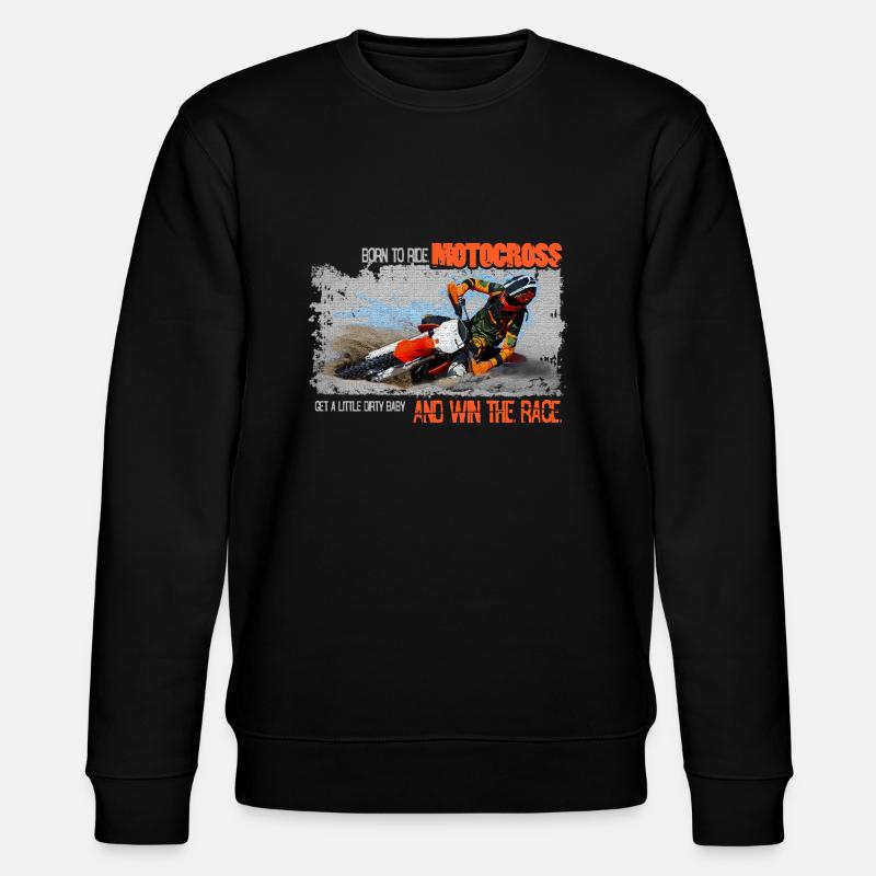 Moto-Cross - Stanley/Stella Unisex Bio-Sweatshirt CHANGER - Schwarz