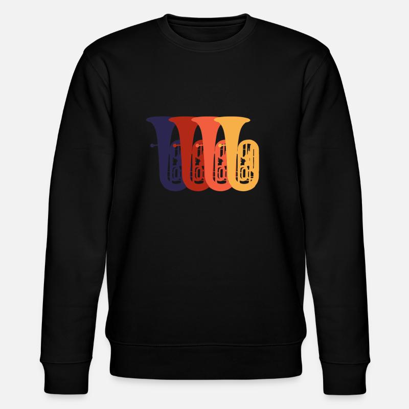 tuba - Stanley/Stella Unisex Bio-Sweatshirt CHANGER  - Schwarz