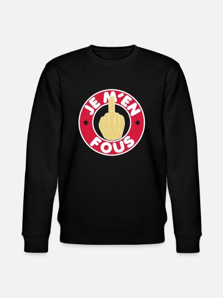 Je m'en fous - Sweat bio CHANGER Stanley/Stella Unisexe - noir
