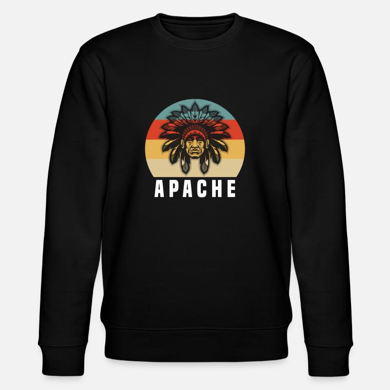 Apache - Stanley/Stella Unisex Bio-Sweatshirt CHANGER  - Schwarz