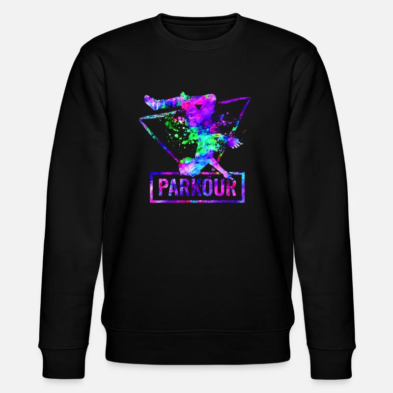 Parkour - Stanley/Stella Unisex Bio-Sweatshirt CHANGER  - Schwarz