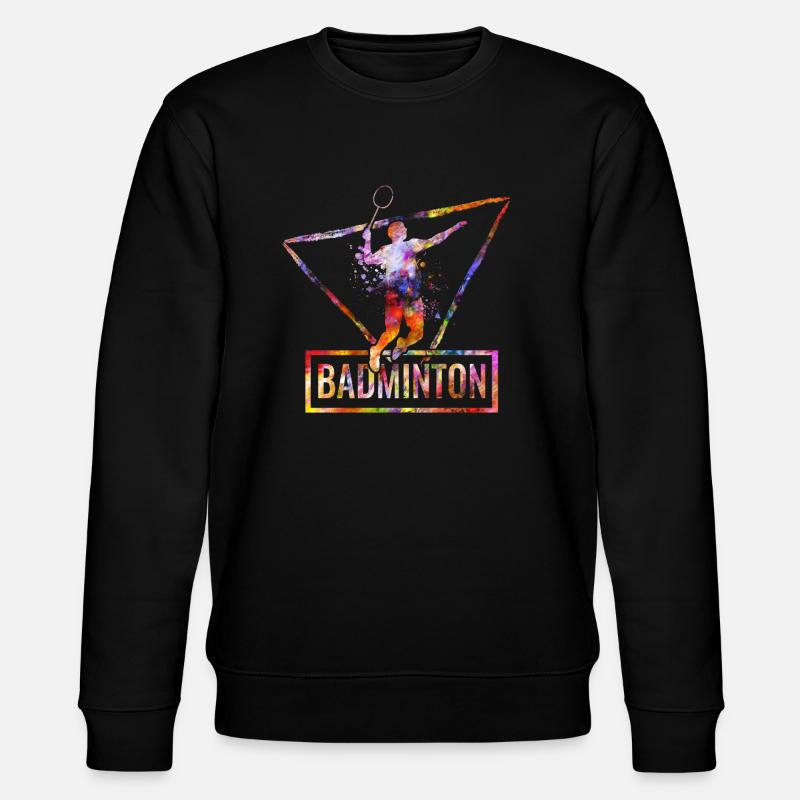 Badminton - Stanley/Stella Unisex Bio-Sweatshirt CHANGER  - Schwarz