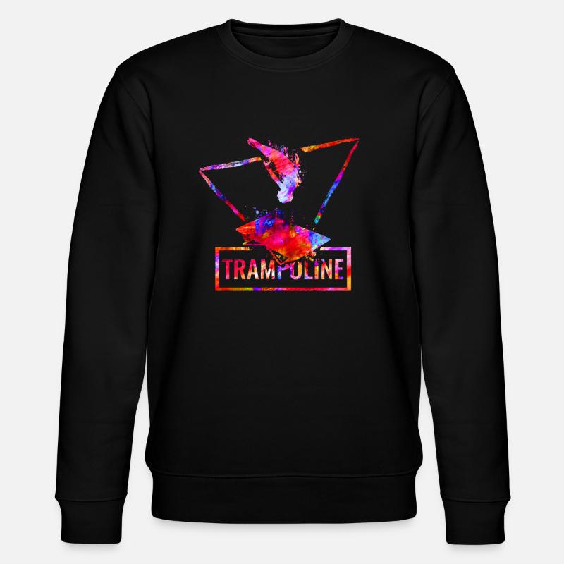 Trampolin - Stanley/Stella Unisex Bio-Sweatshirt CHANGER  - Schwarz