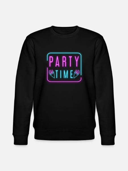 Party time - Stanley/Stella CHANGER Unisex Organic Sweatshirt - black