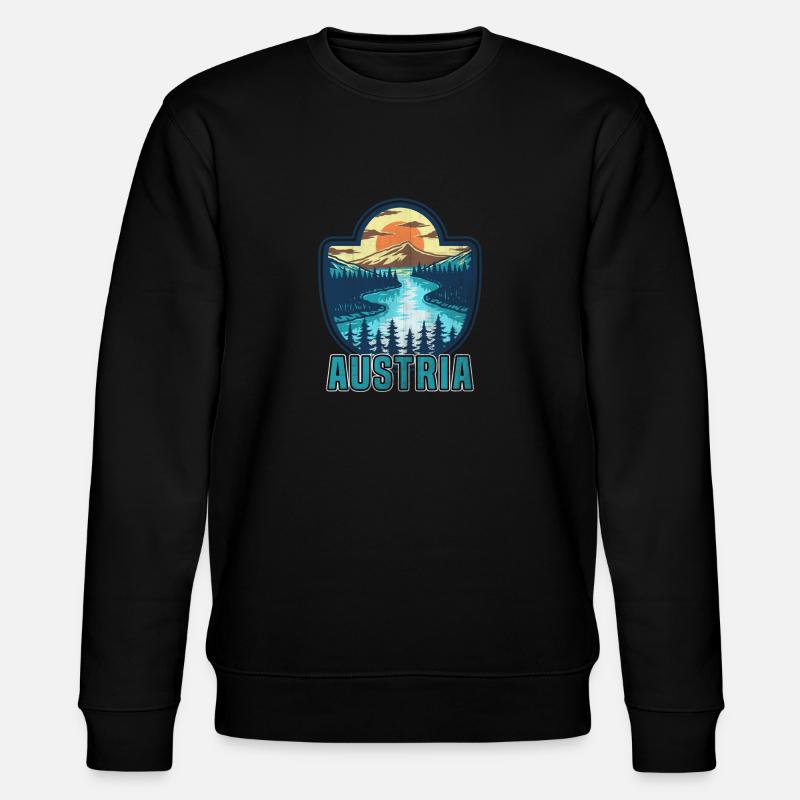 L'Autriche - Sweat bio CHANGER Stanley/Stella Unisexe - noir
