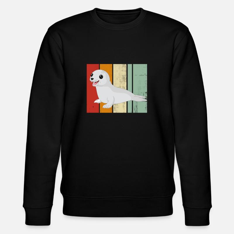 Siegel - Stanley/Stella Unisex Bio-Sweatshirt CHANGER  - Schwarz