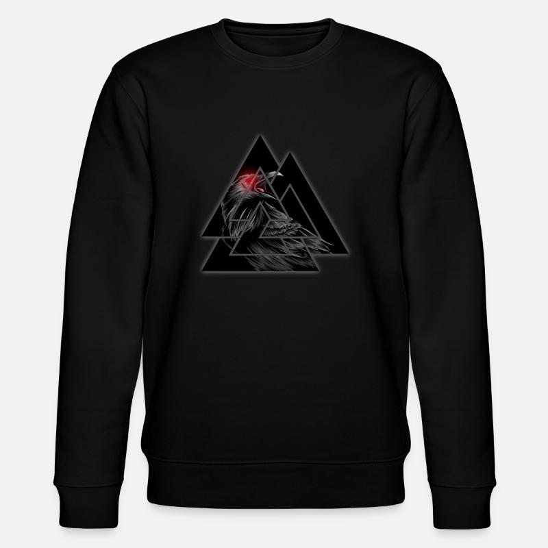 Valknut - Stanley/Stella Unisex Bio-Sweatshirt CHANGER  - Schwarz