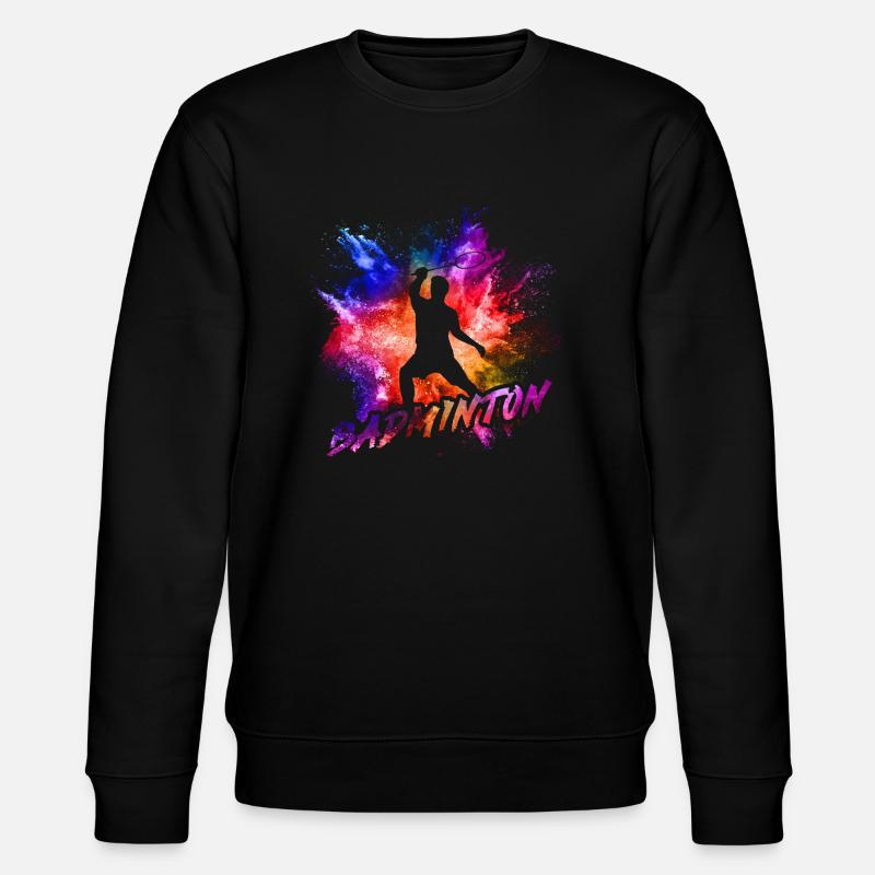 Badminton - Stanley/Stella Unisex Bio-Sweatshirt CHANGER  - Schwarz