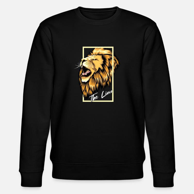 Le lion - Sweat bio CHANGER Stanley/Stella Unisexe - noir