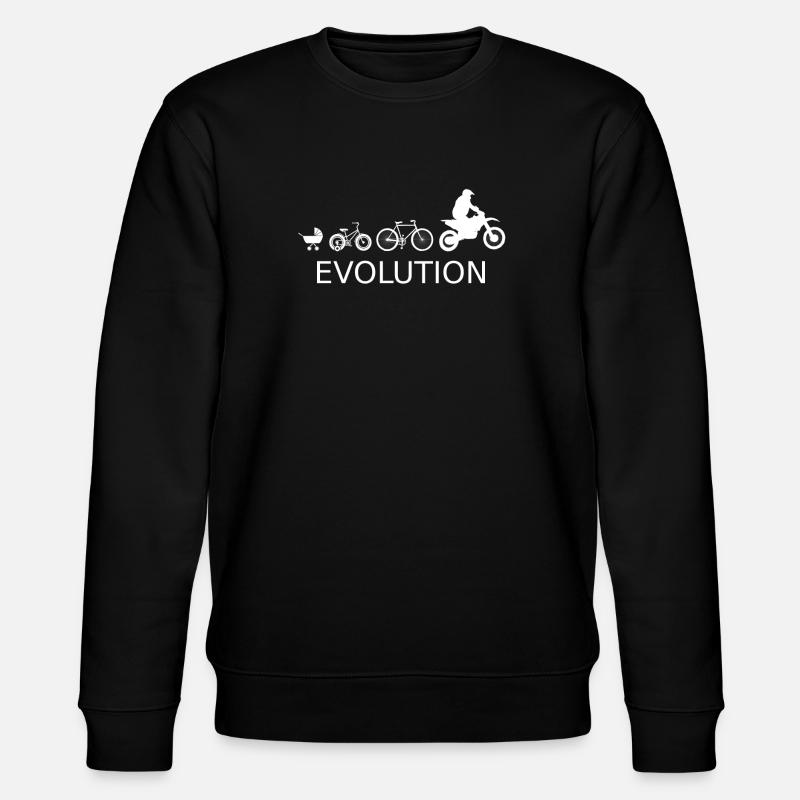 Moto Cross Evolution - Sweat bio CHANGER Stanley/Stella Unisexe - noir