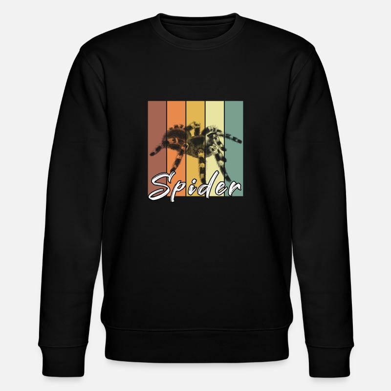 Spinne - Stanley/Stella Unisex Bio-Sweatshirt CHANGER  - Schwarz