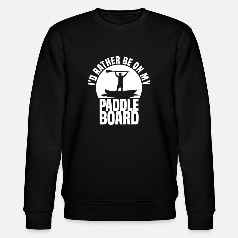 Paddelbrett - Stanley/Stella Unisex Bio-Sweatshirt CHANGER  - Schwarz
