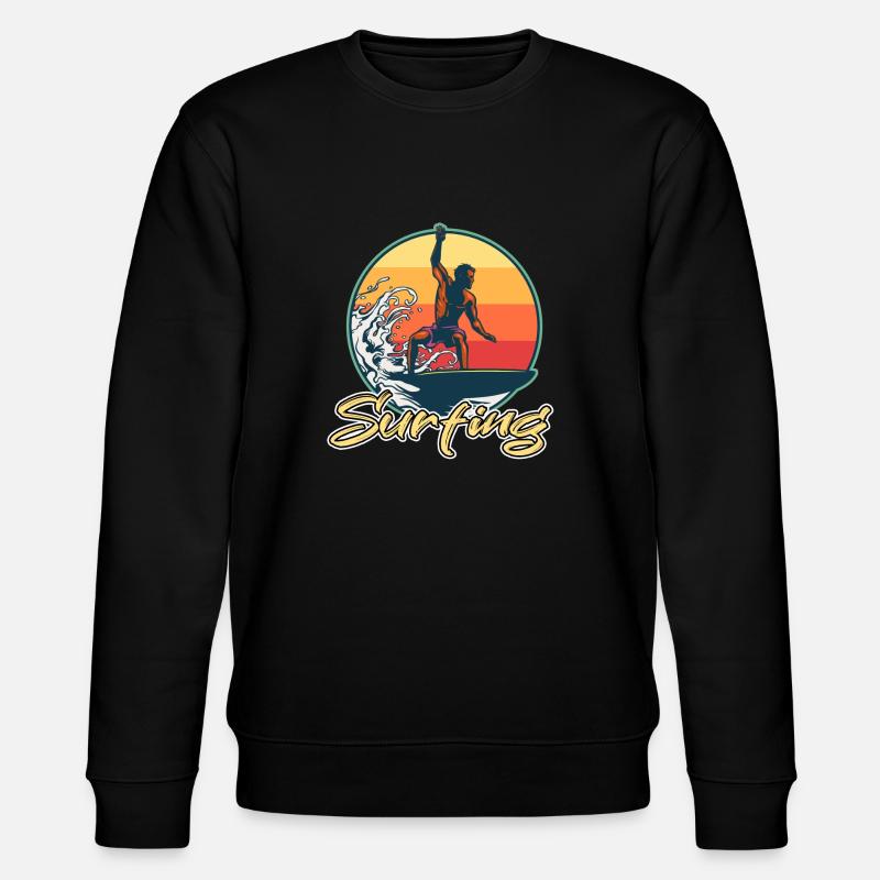 surfant - Sweat bio CHANGER Stanley/Stella Unisexe - noir