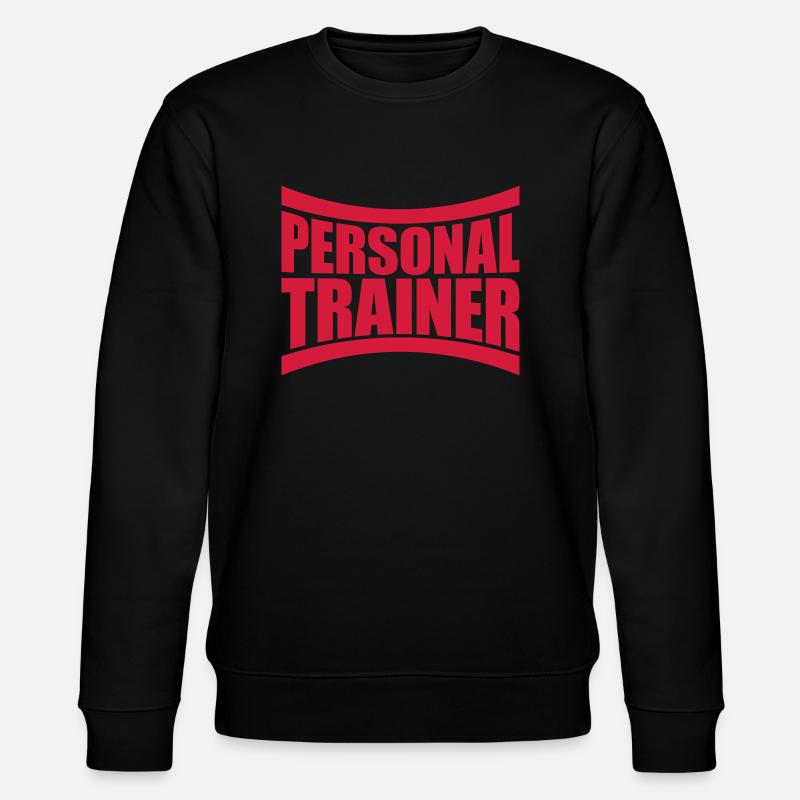 Logo Personal Trainer - Stanley/Stella Unisex Bio-Sweatshirt CHANGER  - Schwarz