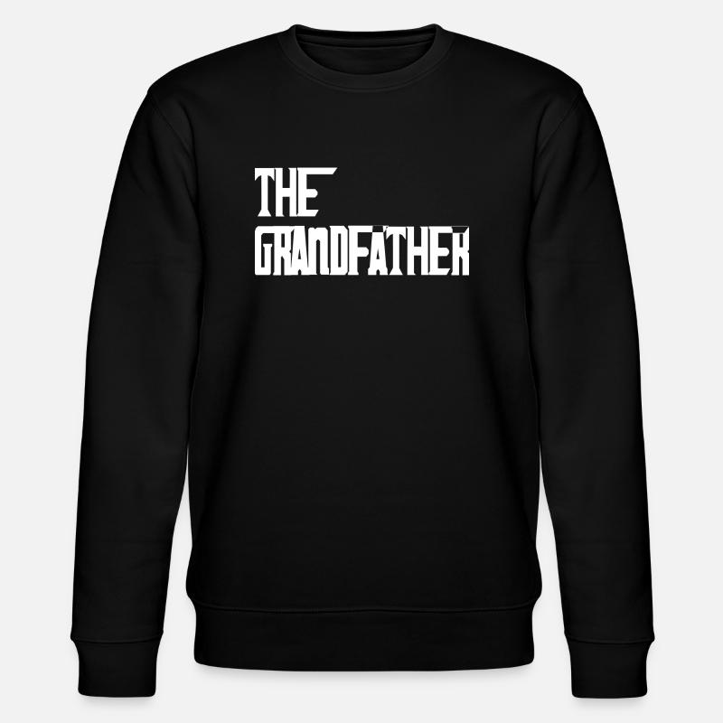 DER GROßVATER - Stanley/Stella Unisex Bio-Sweatshirt CHANGER  - Schwarz
