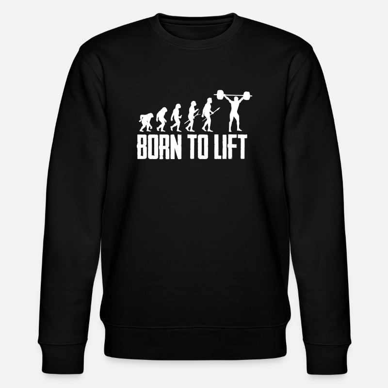 Fitness Lifting Evolution - Stanley/Stella CHANGER Unisex Organic Sweatshirt - black