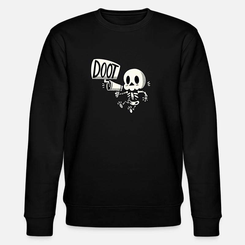 Squelette DOOT - Sweat bio CHANGER Stanley/Stella Unisexe - noir