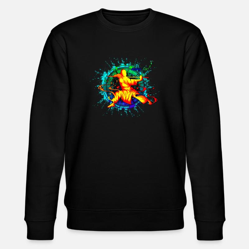 Kung fu - Sweat bio CHANGER Stanley/Stella Unisexe - noir
