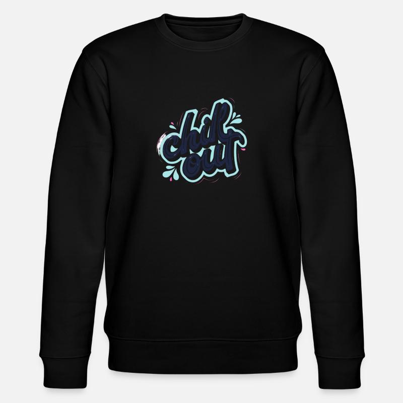 Chill Out - Stanley/Stella Unisex Bio-Sweatshirt CHANGER  - Schwarz