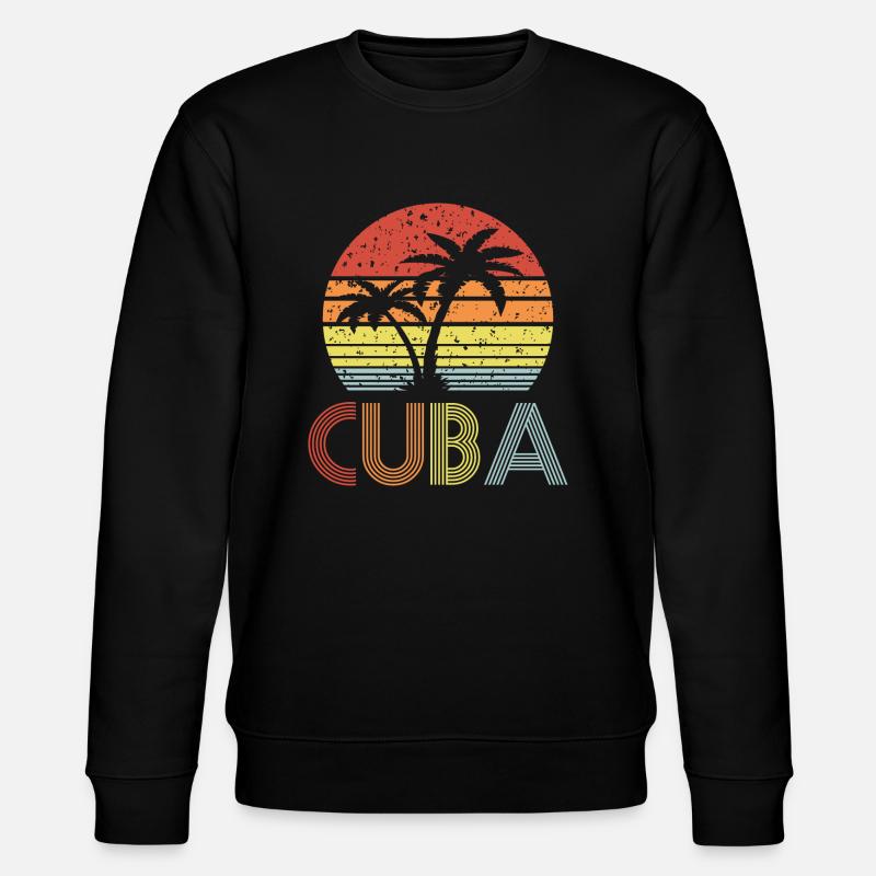 Cuba - Stanley/Stella Unisex Bio-Sweatshirt CHANGER  - Schwarz