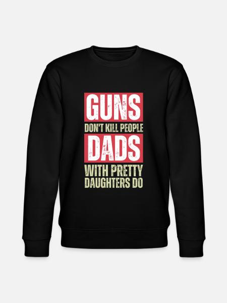 Dads With Pretty Daughters - Stanley/Stella CHANGER Unisex Organic Sweatshirt - black