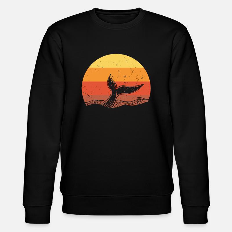 Requin requin - Shark - Stanley/Stella CHANGER Unisex Organic Sweatshirt - black