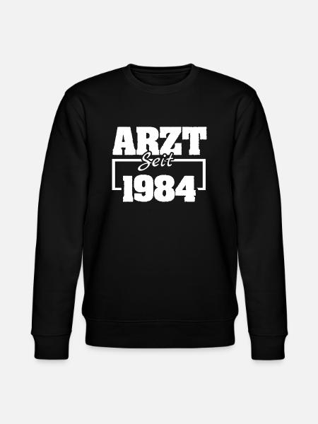 Arzt 1984 - Stanley/Stella Unisex Bio-Sweatshirt CHANGER  - Schwarz