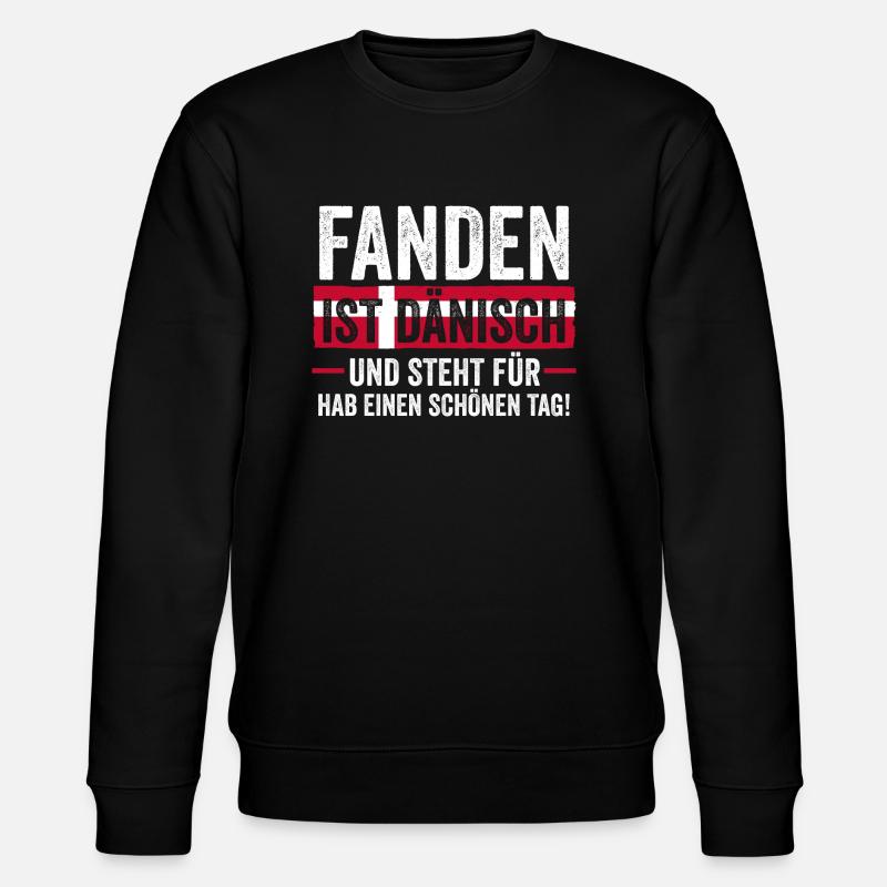 Danois Danemark - Sweat bio CHANGER Stanley/Stella Unisexe - noir