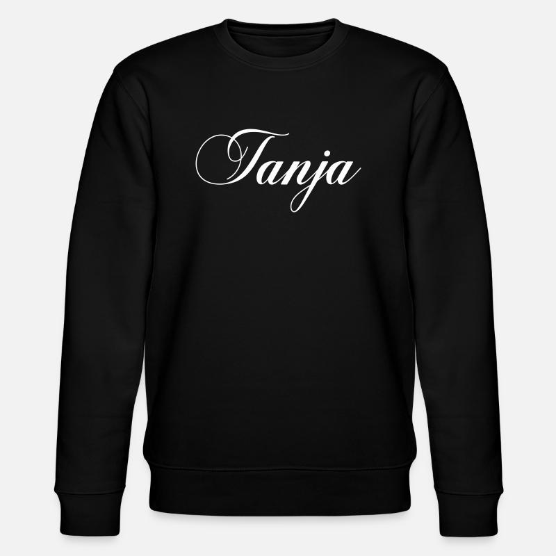 name tanja - Stanley/Stella Unisex Bio-Sweatshirt CHANGER  - Schwarz