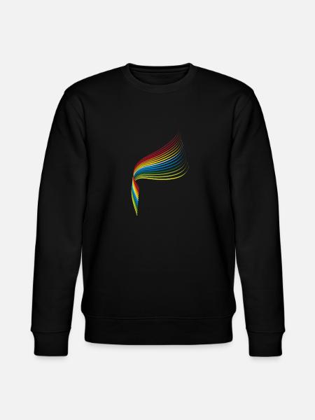 Rainbow - Stanley/Stella CHANGER Unisex Organic Sweatshirt - black